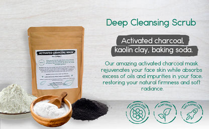 2-pack Activated Charcoal Facial Mask